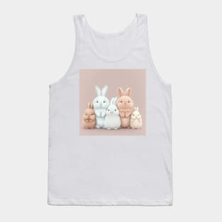 cute bunny rabbits loaf Tank Top